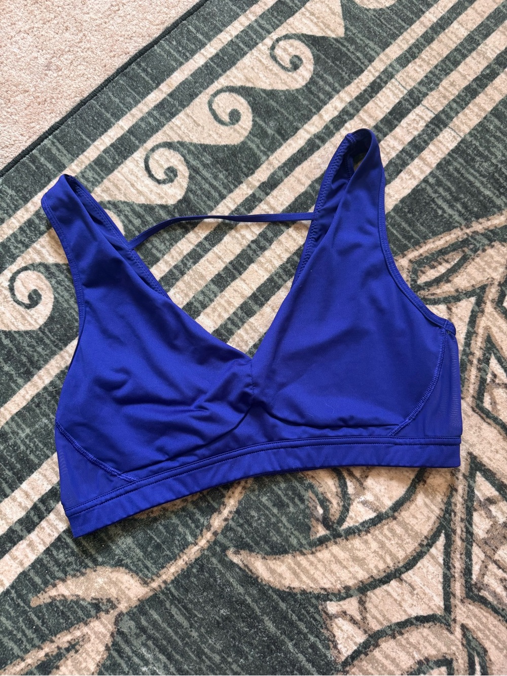 Victoria's Secret Sport Wireless V-Neck Bralette in Royal Blue